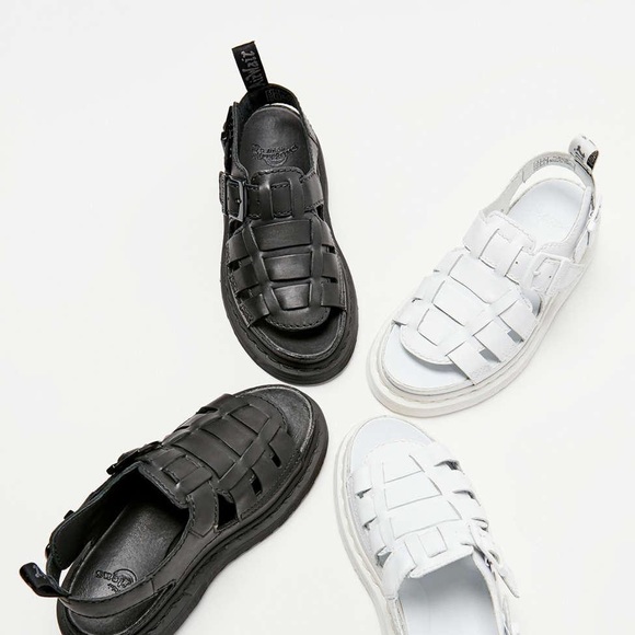 Dr. Martens Black Mono Fisherman Sandals - Picture 14 of 15